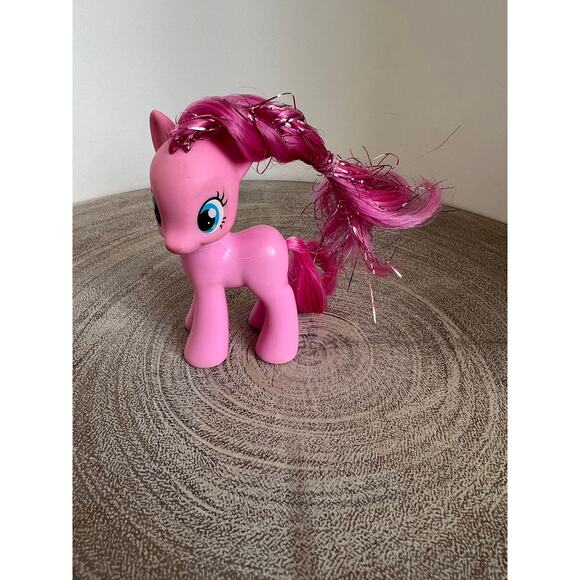 My Little Pony MLP Pinkie Pie Tinsel Hair 3" Brushable Pony - Picture 3 of 6